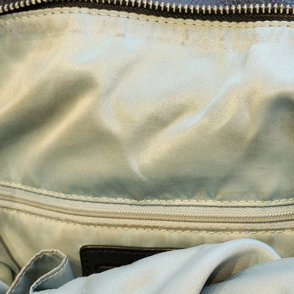 Coach Purse Black Leather Large Kristin Hobo Handbag #14769 Tote Size 17" Slouch - Picture 12 of 13